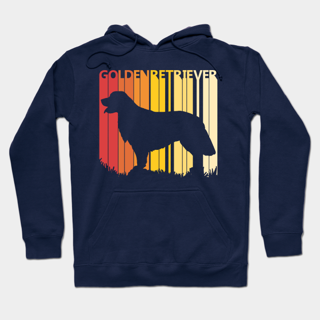 Vintage Golden Retriever Dog Golden Retriever Hoodie TeePublic